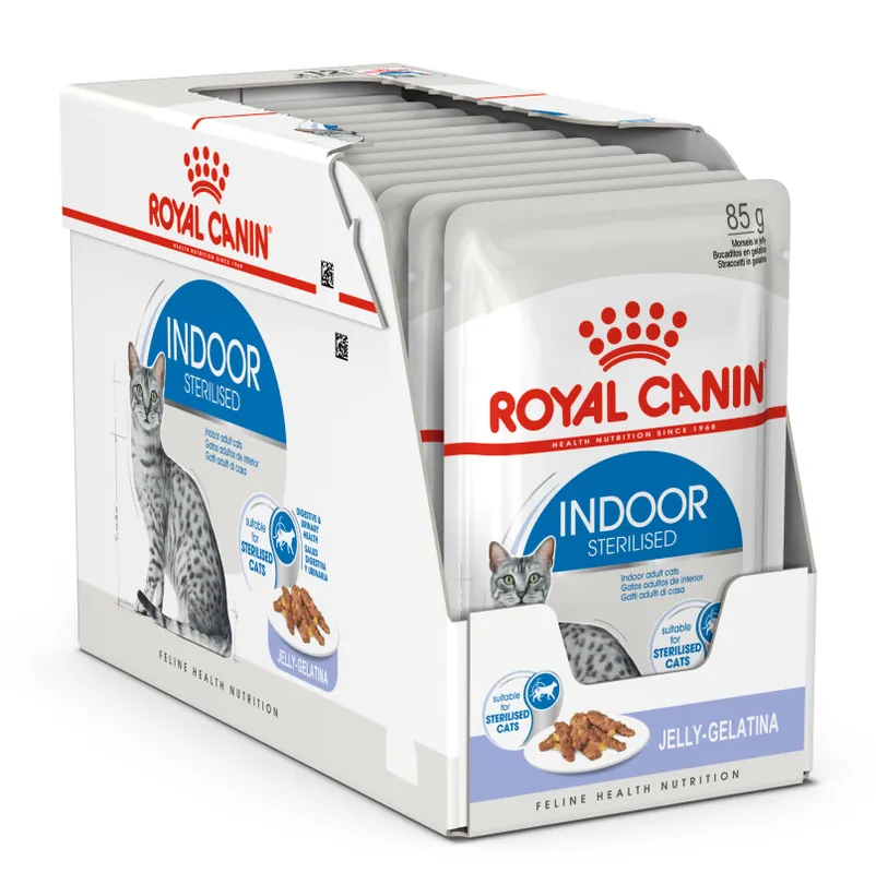 Weekendaanbieding Royal Canin Kattenvoer Indoor in Jelly 12 x 85 gr