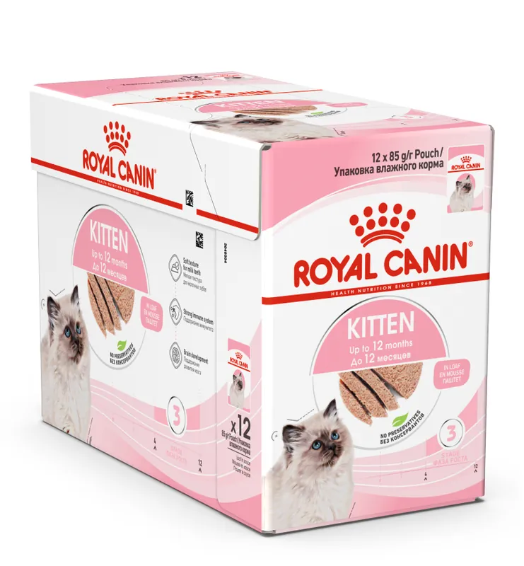 Royal Canin Kattenvoer Kitten 12 x 85 gr Finale Uitverkoop