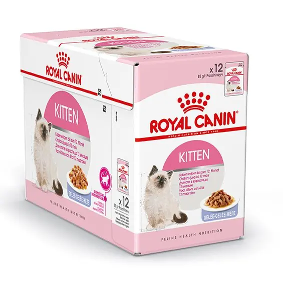 Royal Canin Kattenvoer Kitten in Jelly 12 x 85 gr Direct Beschikbaar