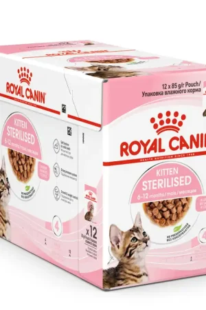 Royal Canin Kattenvoer Kitten Sterilised Gravy 12 x 85 gr Voordeelprijs