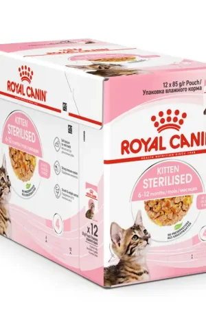 Hete Deal Royal Canin Kattenvoer Kitten Sterilised Jelly 12 x 85 gr