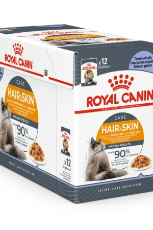 Lage Kosten Royal Canin Kattenvoer Hair & Skin in Jelly 12 x 85 gr