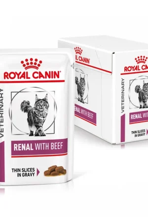 Royal Canin Kattenvoer Renal Beef 12 x 85 gr Beperkt Aanbod