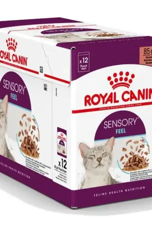 Laatste Kans Royal Canin Kattenvoer Sensory Feel in gravy 12 x 85 gr