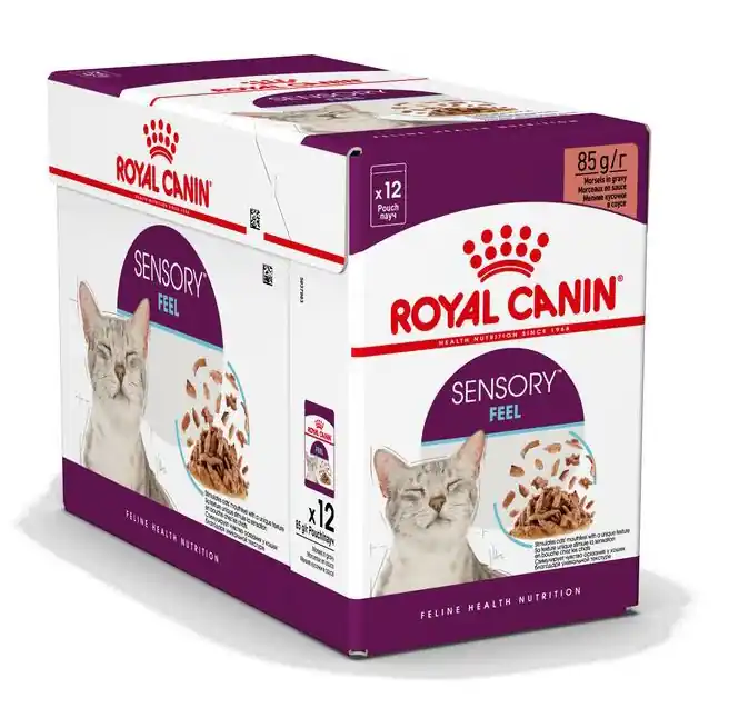 Laatste Kans Royal Canin Kattenvoer Sensory Feel in gravy 12 x 85 gr