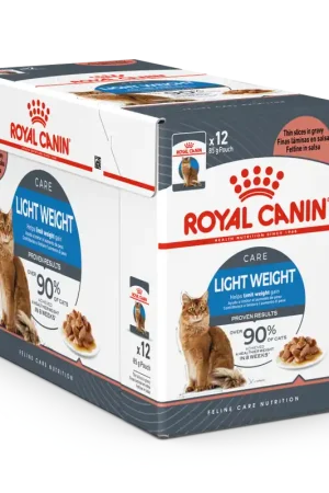 Royal Canin Kattenvoer Ultra Light in Gravy 12 x 85 gr Lage Kosten