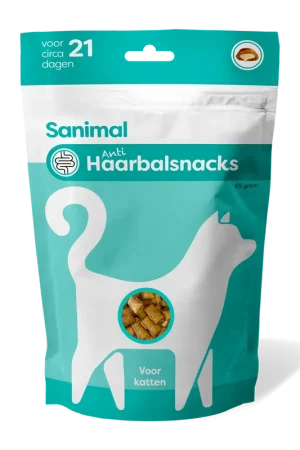 Seizoensaanbieding Sanimal Anti-Haarbalsnacks 65 gr
