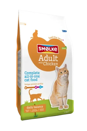 Smølke kattenvoer Adult with Chicken and Rice 4 kg Merkproduct