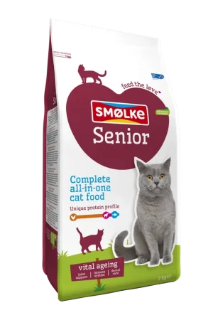 Populair Smølke kattenvoer Senior 2 kg