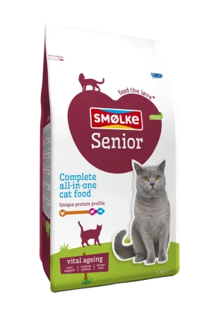 Beperkt Aanbod Smølke kattenvoer Senior 4 kg