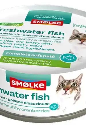 Lage Prijs Smølke kattenvoer Soft Paté Freshwater Fish 80 gr
