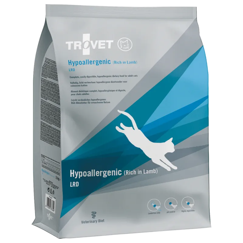 Flitsaanbieding Trovet Kattenvoer Hypoallergenic Rich in Lamb LRD 2,5 kg