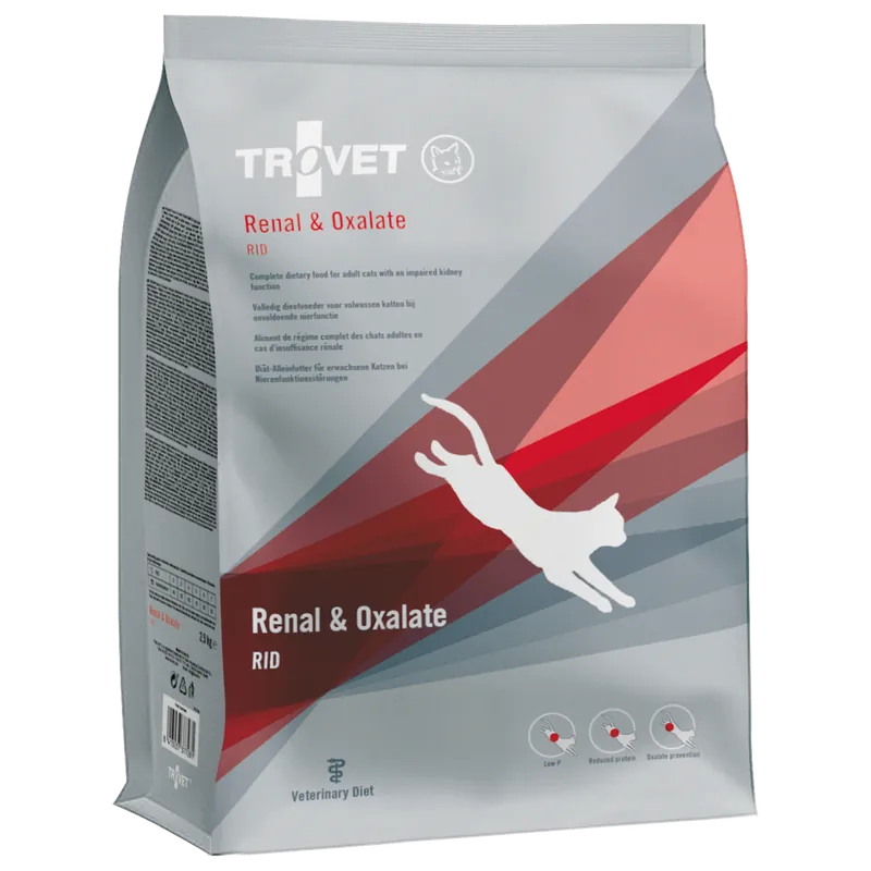 Gecertificeerd Trovet Kattenvoer Renal & Oxalate RID 2,5 kg