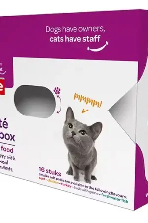 Direct Verzonden Smølke kattenvoer Soft Paté Variety Box 16 x 80 gr