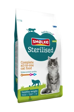 Smølke kattenvoer Sterilised 4 kg Populair
