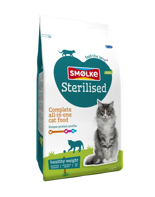 Smølke kattenvoer Sterilised 4 kg Populair