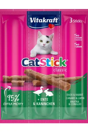 Vitakraft Cat Stick mini eend en konijn 18 gr Bestel Nu