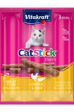 Vitakraft Cat Stick mini gevogelte en lever 18 gr Koop Online