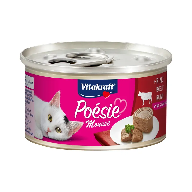 Vitakraft kattenvoer Poésie Mousse rundvlees 85 gr Betaalbaar
