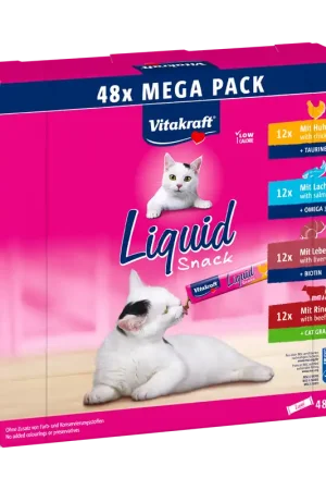 Vitakraft Liquid Snack 48 x 15 gr Beperkt Aanbod