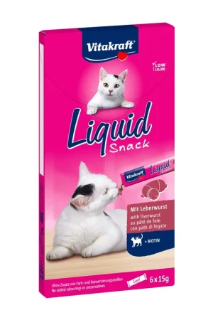 Vitakraft Liquid Snack Leverworst 6 x 15 gr Must-Have