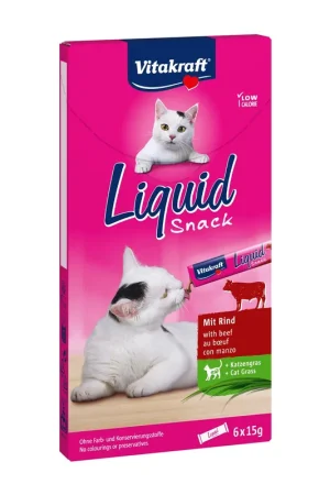 Vitakraft Liquid Snack rund en inuline 6 x 15 gr Favoriet