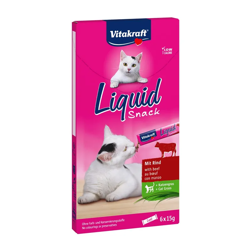 Vitakraft Liquid Snack rund en inuline 6 x 15 gr Favoriet