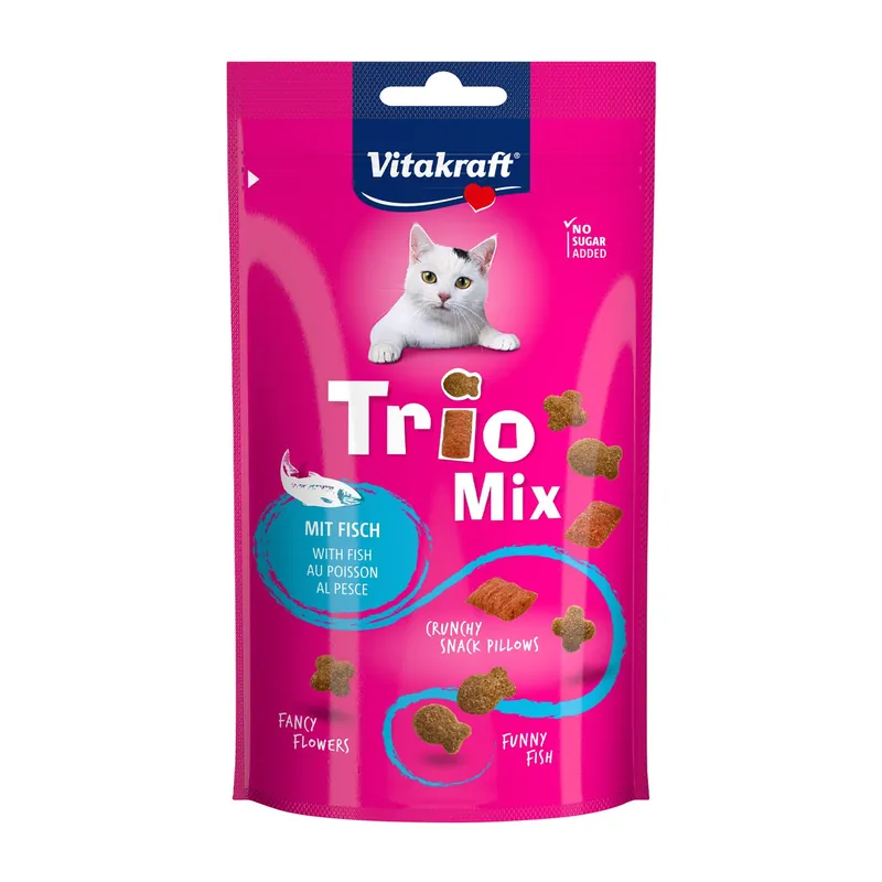 Vitakraft Trio Mix vis 60 gr Hoge Kwaliteit