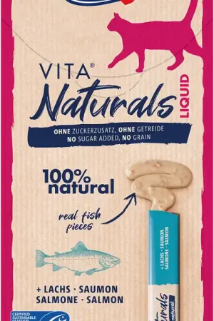 Veilige Betaling Vitakraft Vita Naturals Liquid Snack Zalm 5 st