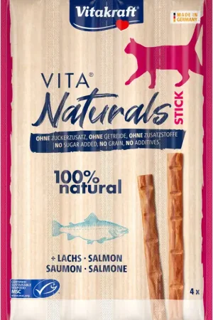 Vitakraft Vita Naturals Sticks Zalm 4 st Bestel Nu