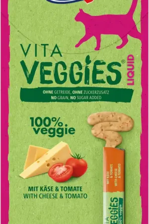 Actieprijs Vitakraft Vita Veggies Liquid Kaas & Tomaat 6 st