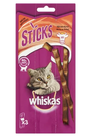 Exclusieve Aanbieding Whiskas Catsticks rund 18 gr