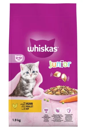 Whiskas Kattenvoer Junior Kip 1,9 kg Must-Have
