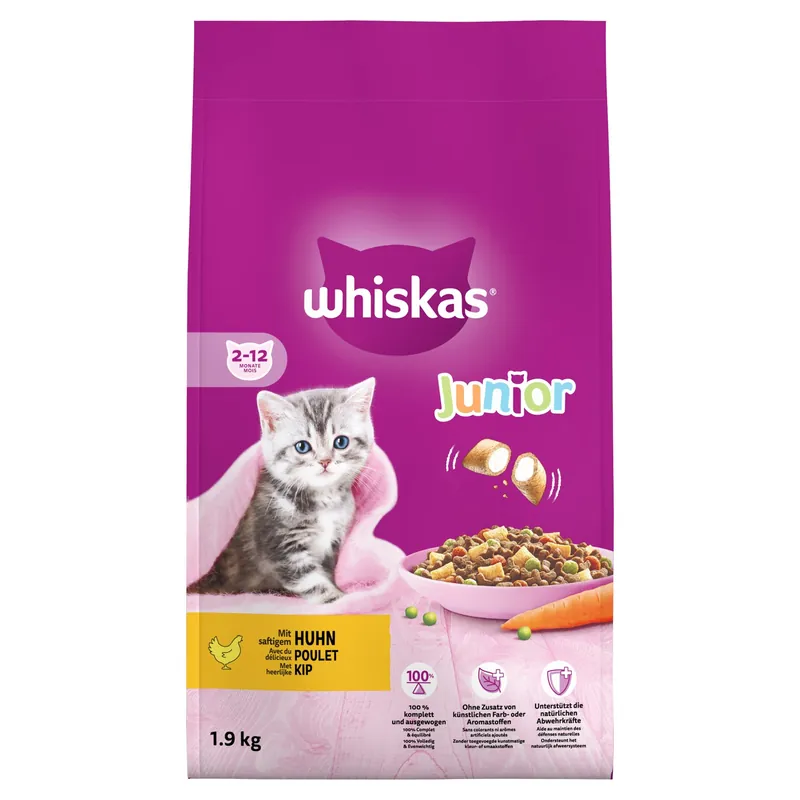 Whiskas Kattenvoer Junior Kip 1,9 kg Must-Have