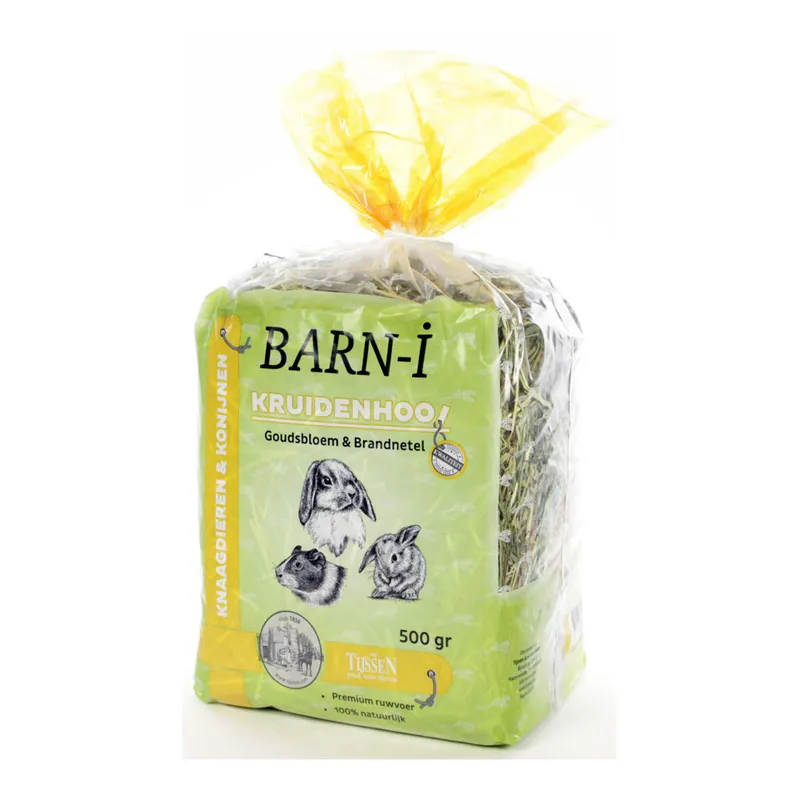 Barn-i kruidenhooi goudsbloem & brandnetel 500 gr Nieuw