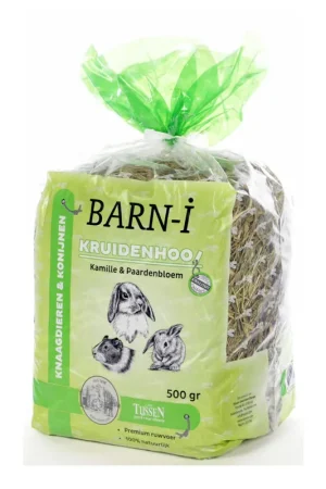 Gecertificeerd Barn-i kruidenhooi kamille & paardenbloem 500 gr