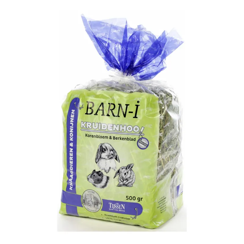 Barn-i kruidenhooi korenbloem & berkenblad 500 gr Beperkt Aanbod