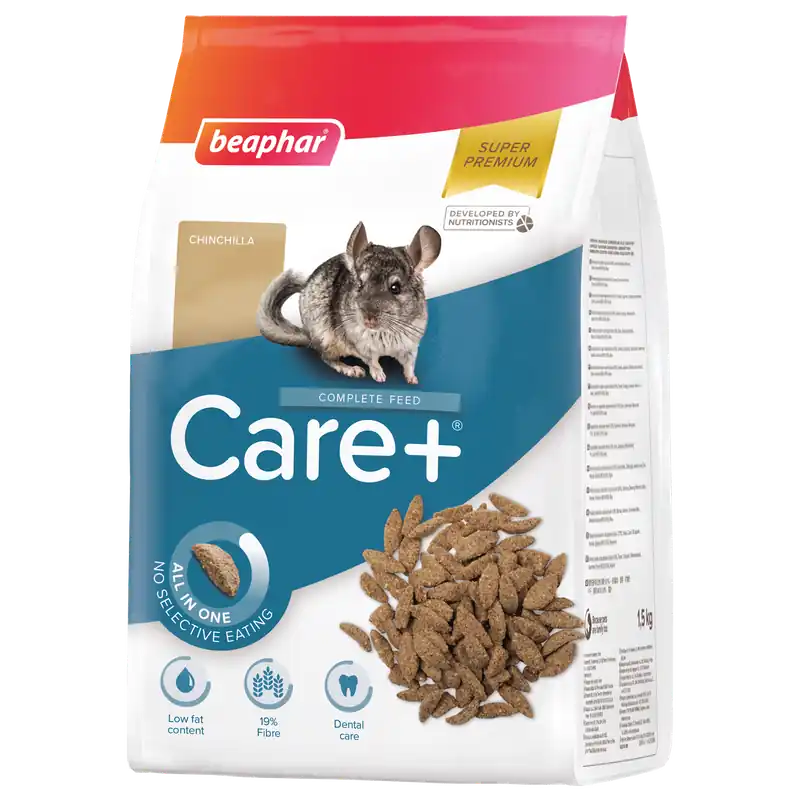 Snelle Levering Beaphar Care+ chinchilla 1,5 kg
