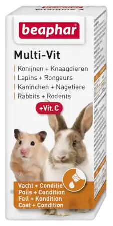 Beaphar Multi-Vit konijnen + knaagdieren 20 ml Shop Nu