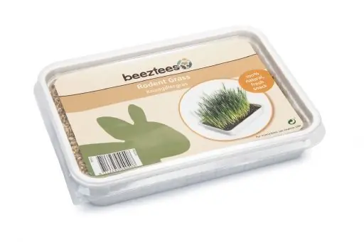 Hete Deal Beeztees knaagdiergras in plastic box 130 gr