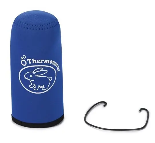 Beeztees Thermocover Drinkfles 320 ml Blauw Op = Op