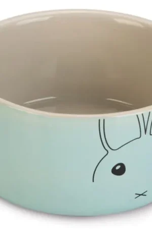 Beeztees voerbak konijn Joela grijs/mint Snelle Levering