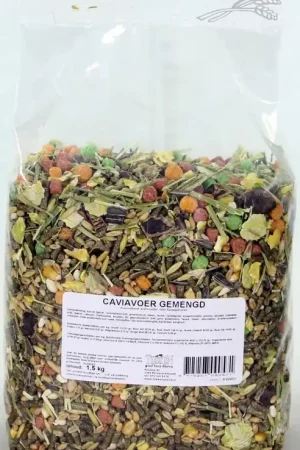 Caviavoer Natuur Gemengd 1,5 kg Alleen Vandaag