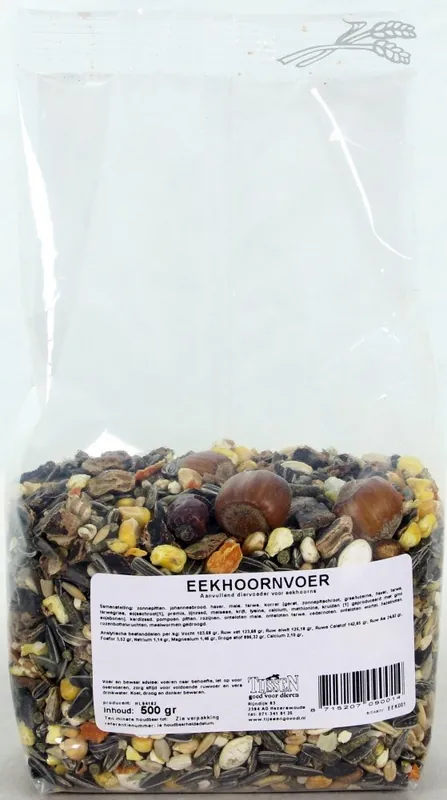Fabrieksprijs Eekhoornvoer 500 gr