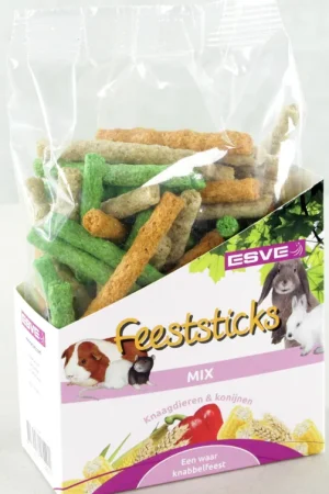 Voordeelprijs ESVE Feeststicks Mix Knaagdier 150 gr