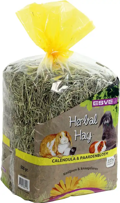Goedkoop ESVE Herbal Hay calendula en paardenbloem 500 gr