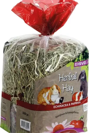 ESVE Herbal Hay echinacea en paprika 500 gr Direct Beschikbaar