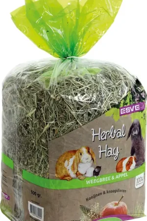 Aanbieding ESVE Herbal Hay weegbree en appel 500 gr