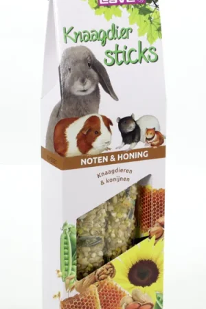 ESVE Knaagdiersticks Noten en Honing 2 st Beperkt Aanbod