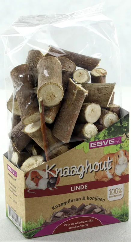 Aanbieding ESVE Knaaghout Linde Knaagdier 120 gr